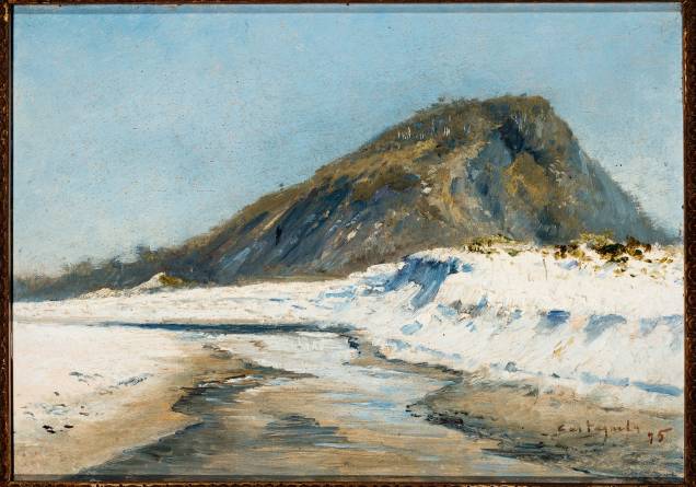 Giovanni Battista Castagneto - Praia do Leme 1895 Giovanni Battista Castagneto - Praia do Leme 1895
