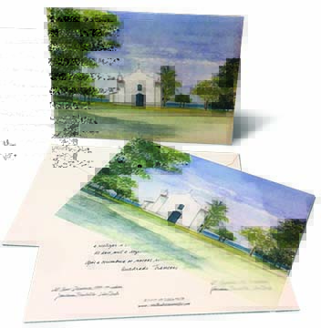 convite em aquarela