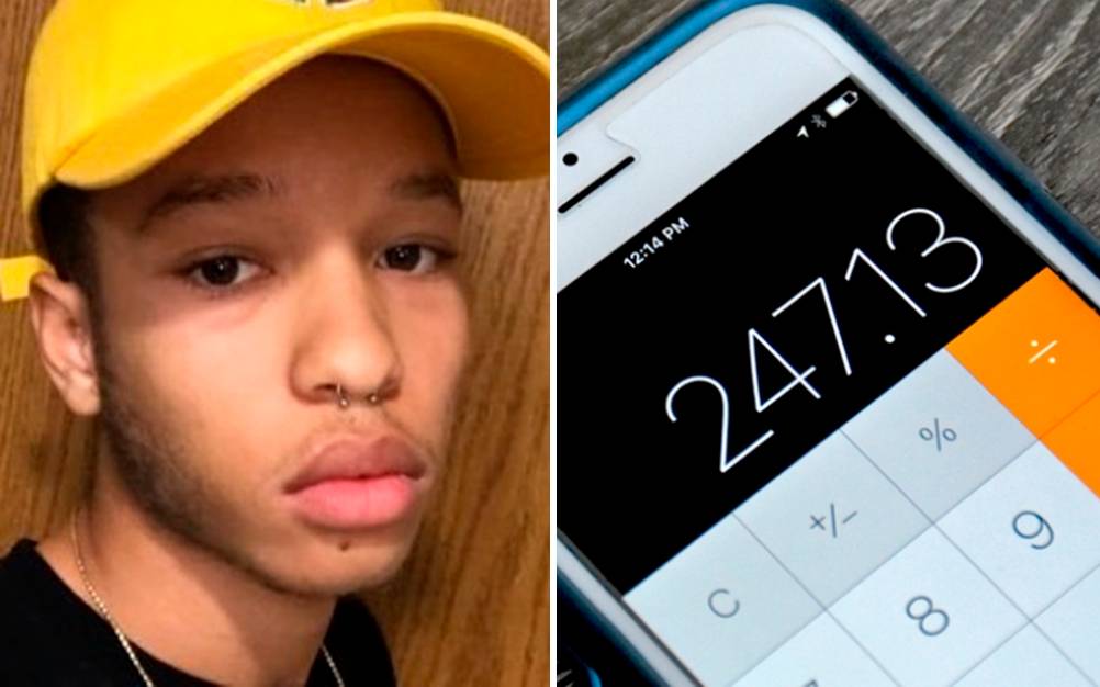 Este jovem descobriu um “segredo” na calculadora do iPhone