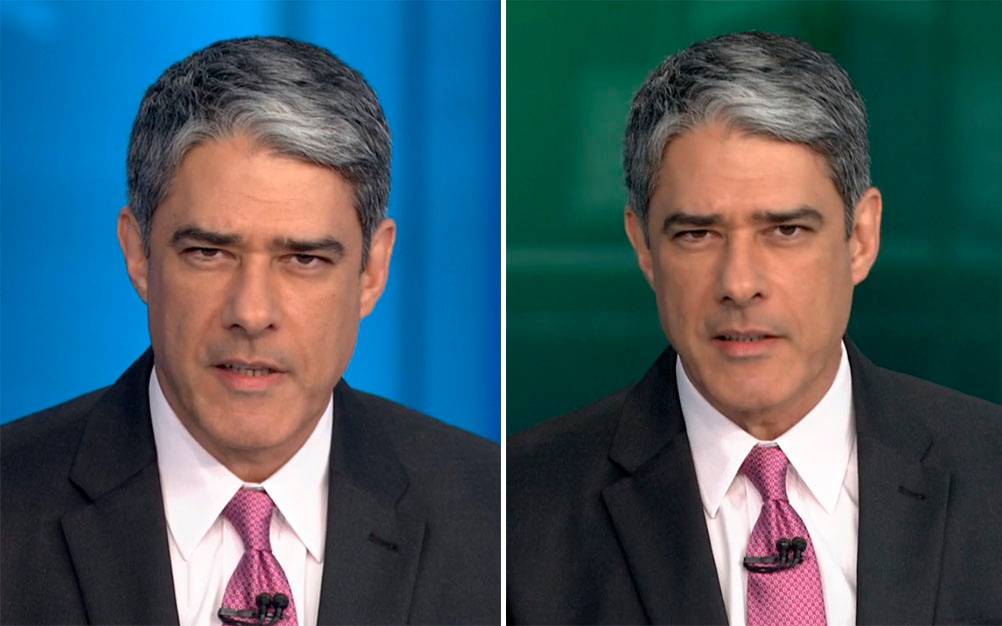 Gripado, William Bonner chama atenção no “Jornal Nacional”