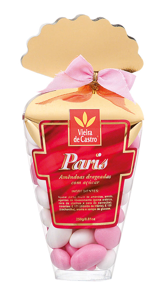 Am&ecirc;ndoas confeitadas Paris, de R$ 21,75 por R$ 15,23