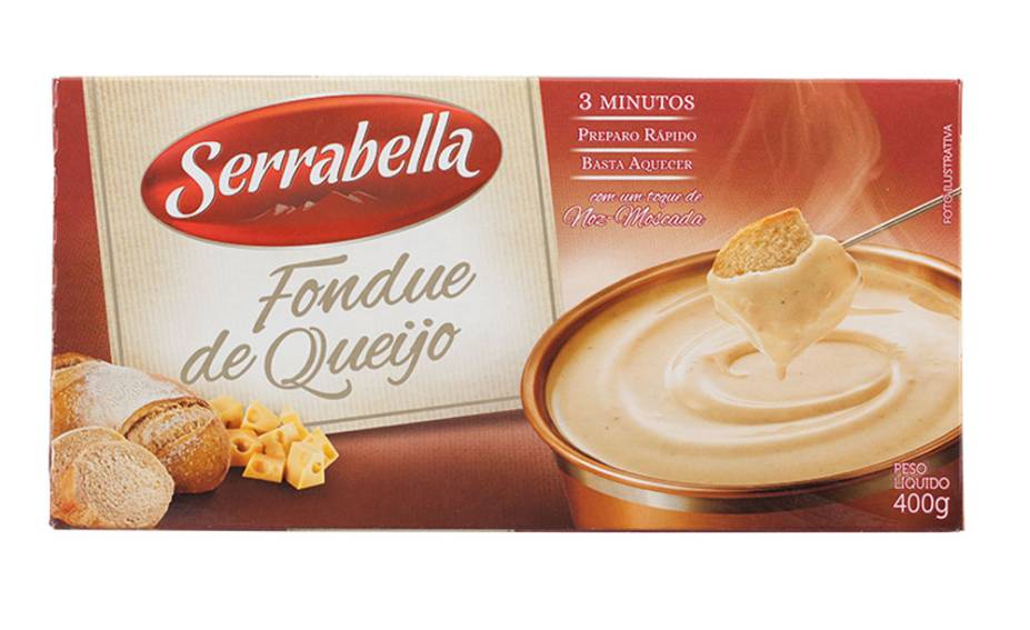 Fondue Queijo Serrabella, de R$ 29,90 por R$ 23,92