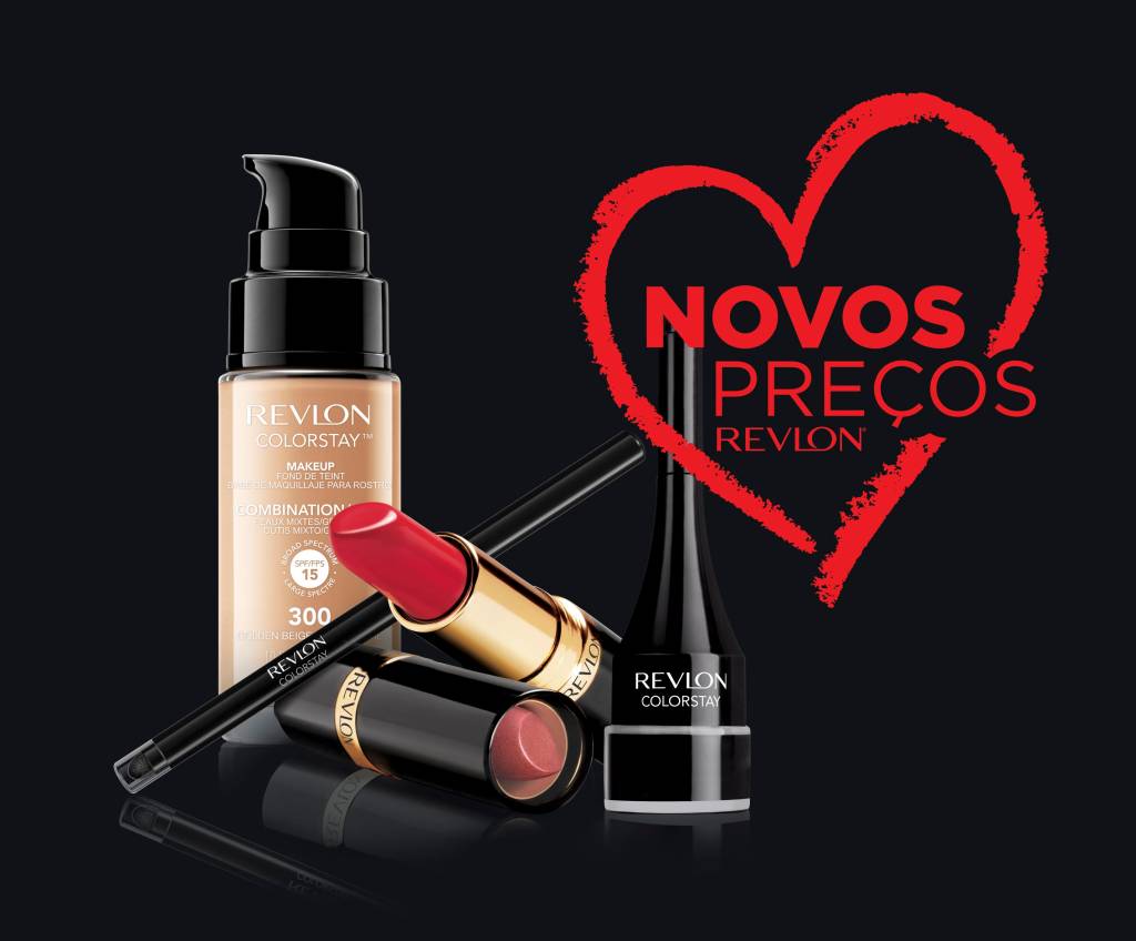 Revlon lança nova campanha e baixa preços das maquiagens