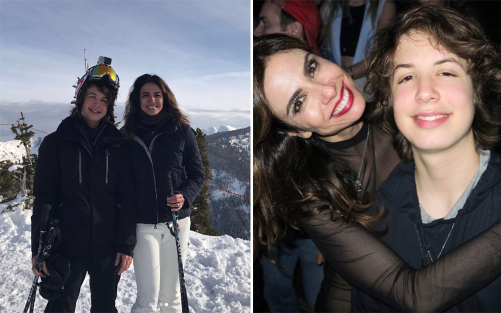 Luciana Gimenez compartilha fotos do aniversário de Lucas Jagger