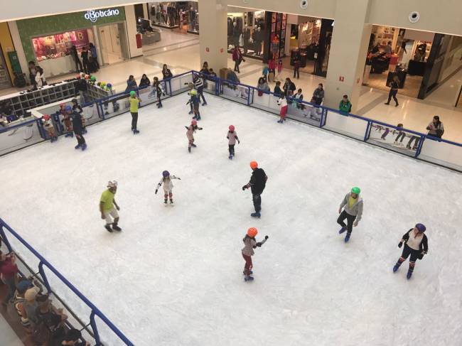 patinação no gelo – Shopping Metrô Tatuapé