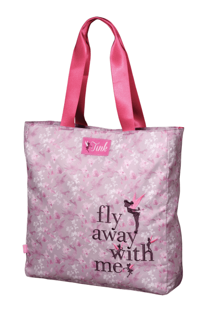 SARAIVA – tot Bag Tinker Bell Square – Tinker Lilás