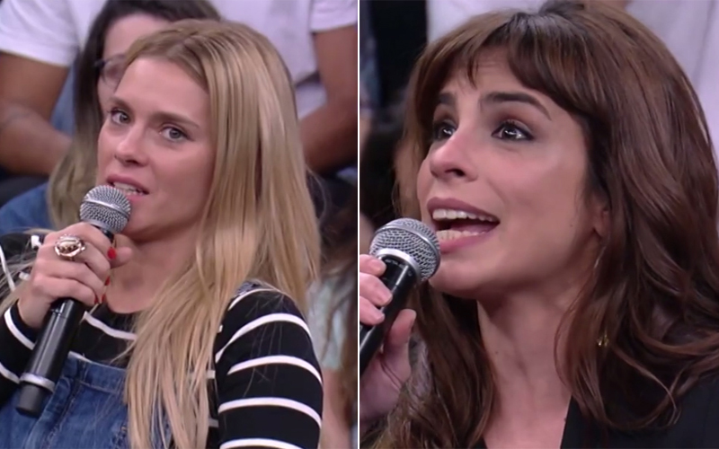 carolina dieckmann e maria ribeiro no altas horas