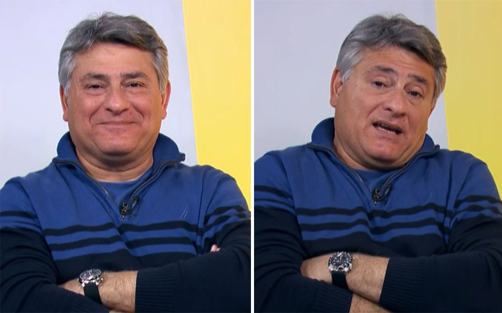 Surpreso, Cléber Machado questiona demissão de Rogério Ceni