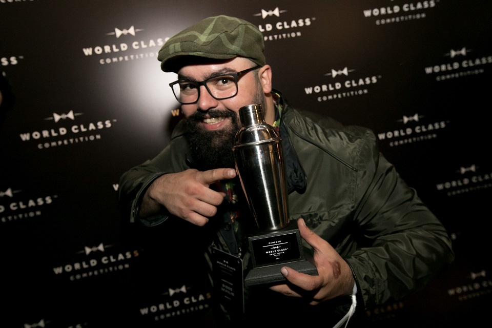 Diogo Sevilio O bartender em 2017: vencedor da final brasileira do World Class