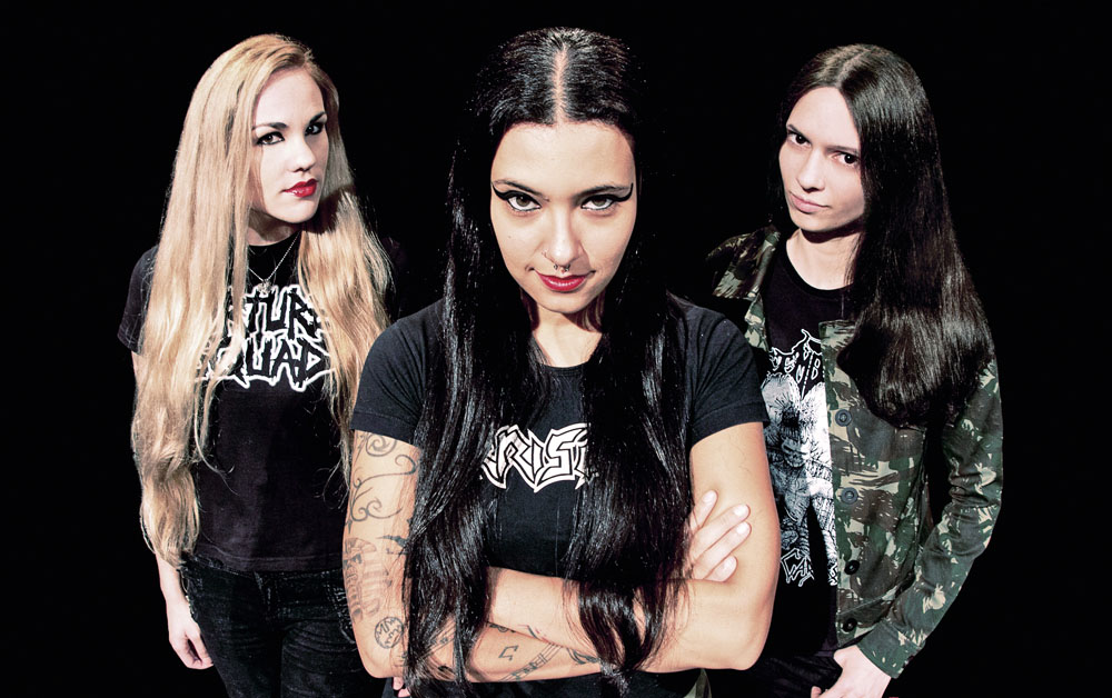 Nervosa: banda feminina de metal conquista espaço no exterior