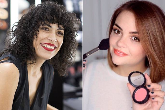 Karol Pinheiro e Fabiana Gomes ministram aulas de maquiagem
