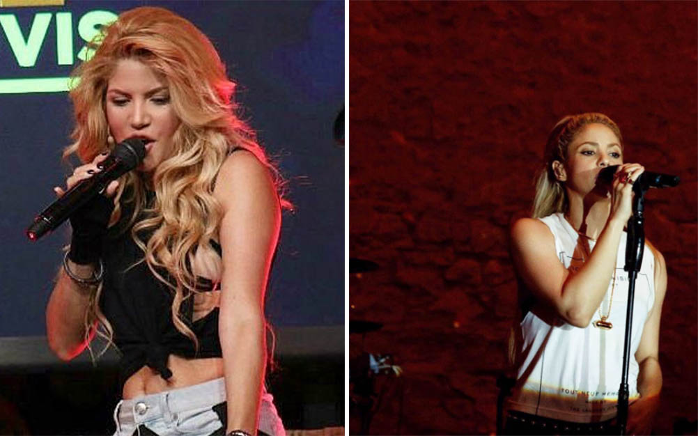Reação de Shakira ao ver show de sósia surpreende internautas