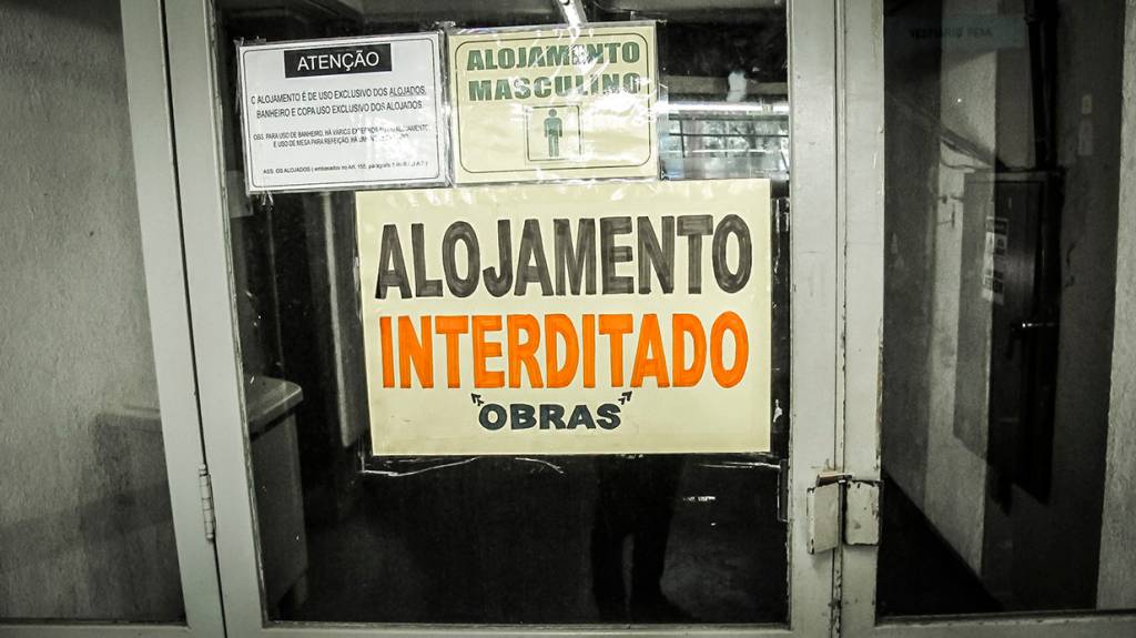 Academia de Pol&iacute;cia, no Butant&atilde;: alojamento que abrigaria at&eacute; 80 alunos est&aacute; fechado h&aacute; pelo menos cinco anos