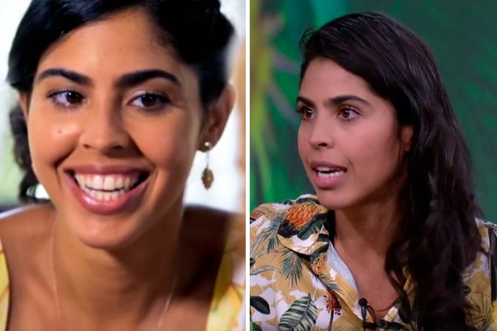 Bela Gil relembra gafes na TV no “Conversa com Bial”