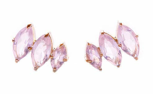ISA BAGNOLI Brinco gominhos quartzo rosa R0,00 brinco em prata 950 com banho de ouro amarelo e quartzo rosa.jpeg