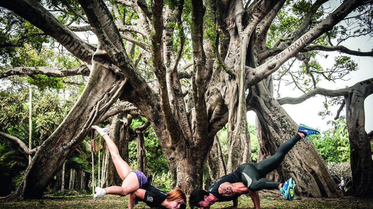 Exerfcício Mahamudra, no Parque do Ibirapuera.