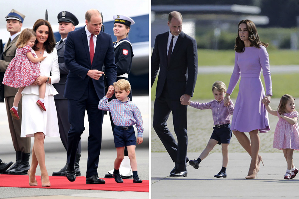 A família real britânica quebra uma única regra em viagens
