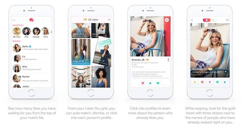 Tinder lança recurso que revela curtidas recebidas