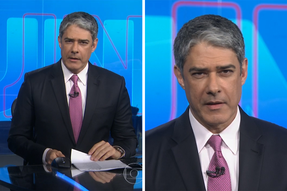 William Bonner se confunde e dá o que falar no “Jornal Nacional”