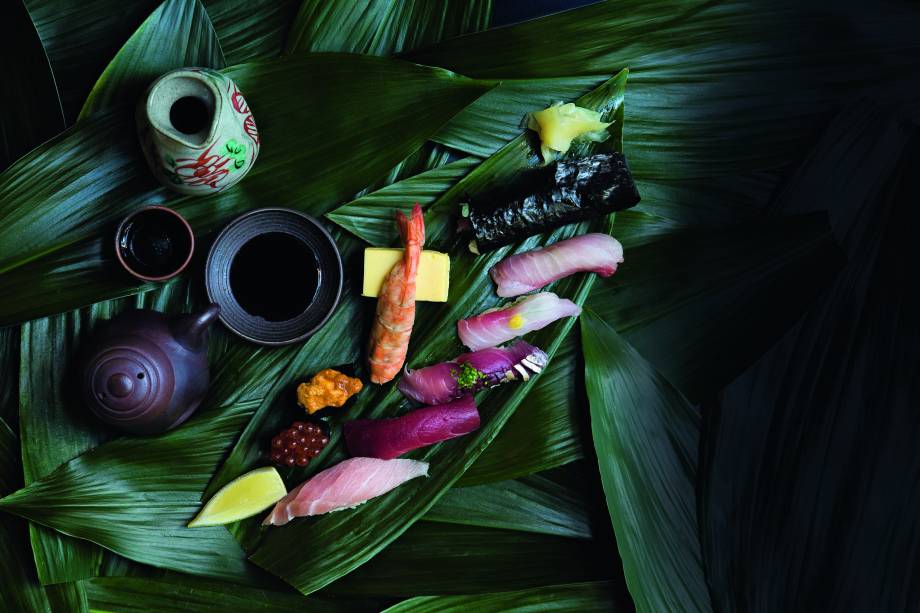 Combinado de sushis feito com os melhores ingredientes do dia Combinado de sushis feito com os melhores ingredientes do dia
