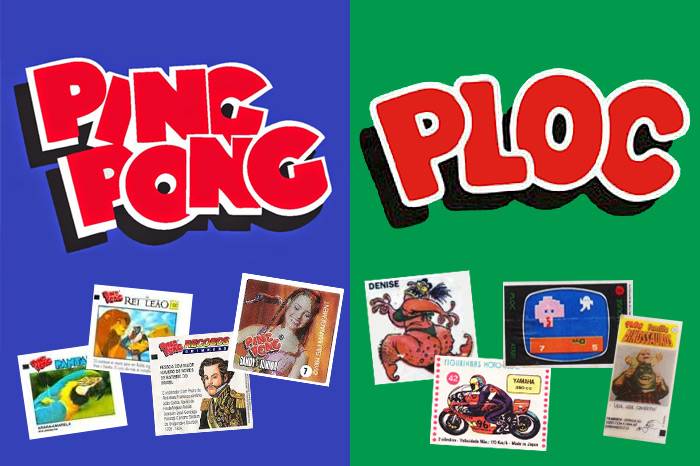 Relembre coleções de figurinhas dos chicletes Ping Pong e Ploc