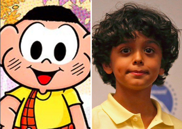 Gabriel Moreira como Cascão Gabriel Moreira como Cascão