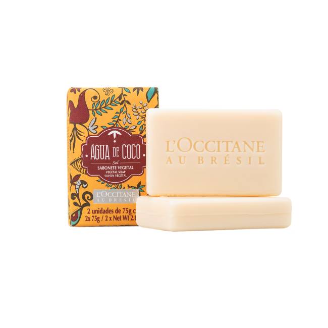 Sabonete +ügua de Coco Sol de R,00 por R$ 19