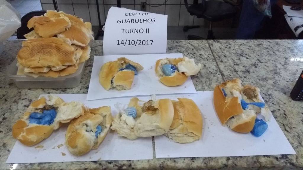Sanduíches com maconha são apreendidos em centro de detenção