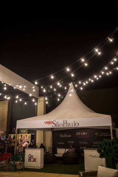 Estande de VEJA SÃO PAULO e da Editora Abril no evento para venda de assinaturas Estande de VEJA SÃO PAULO e da Editora Abril no evento para venda de assinaturas