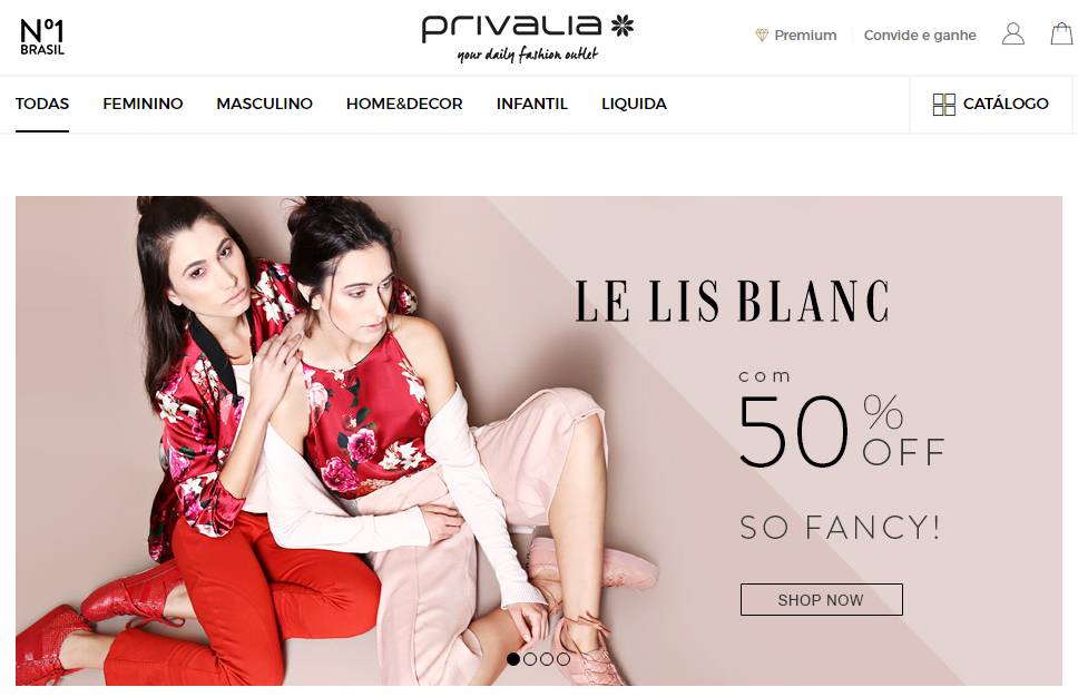 Privalia: o outlet on-line multimarcas com descontos de até 70%