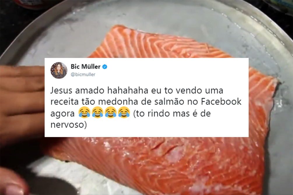Uma receita de salmão está provocando discórdia no Facebook