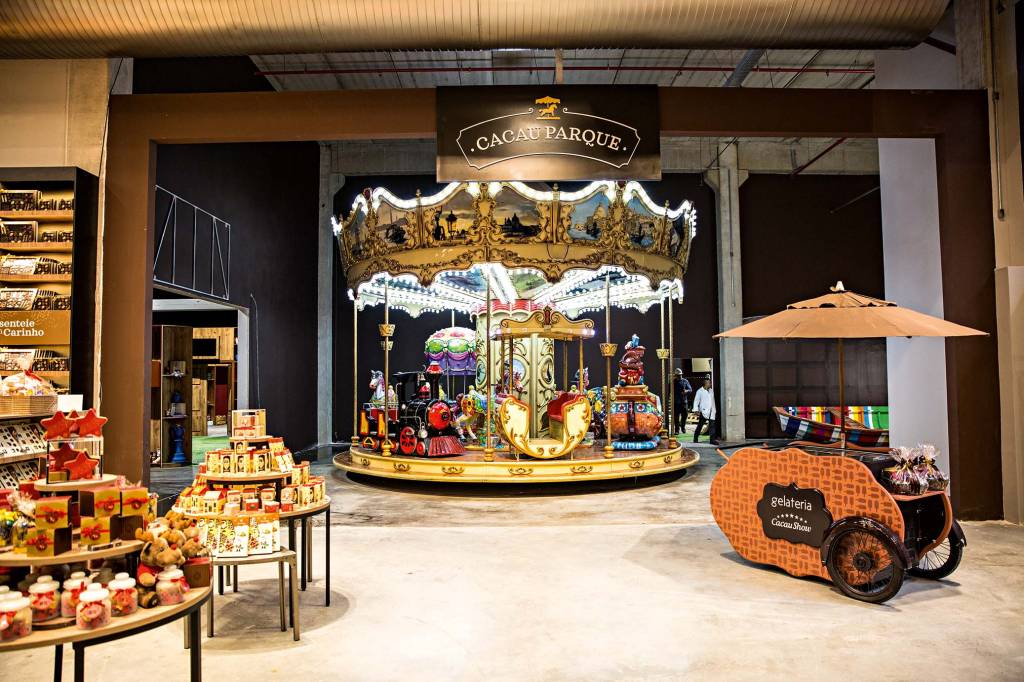Cacau Show inaugura megastore com parque de diversões