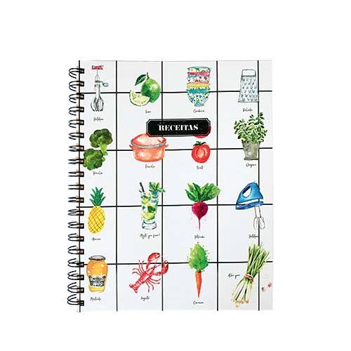 Caderno para receitas, R$ 90,00. Est&uacute;dio P.A.P.E.L.