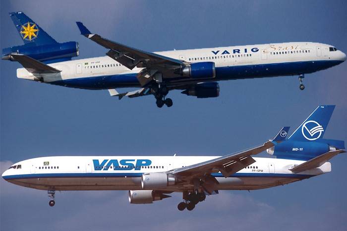 As grandes companhias aéreas do passado no Brasil