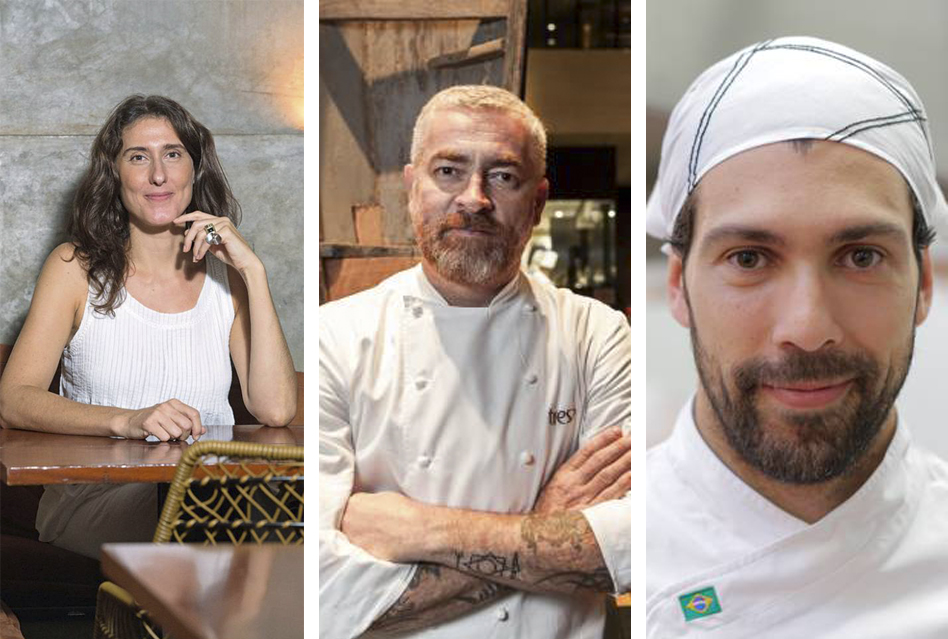 Paola Carosella, Alex Atala e Rodrigo Oliveira