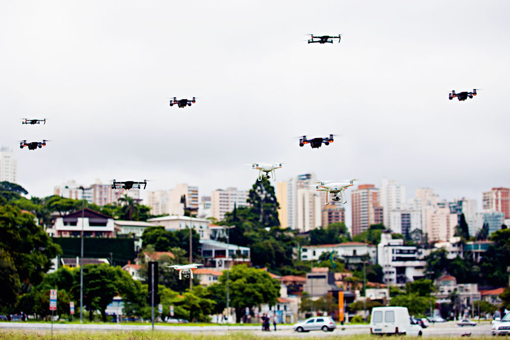 Proliferação de drones na capital causa problemas à população