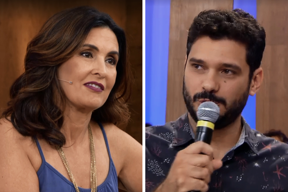Fátima Bernardes é surpreendida por comentário no “Encontro”