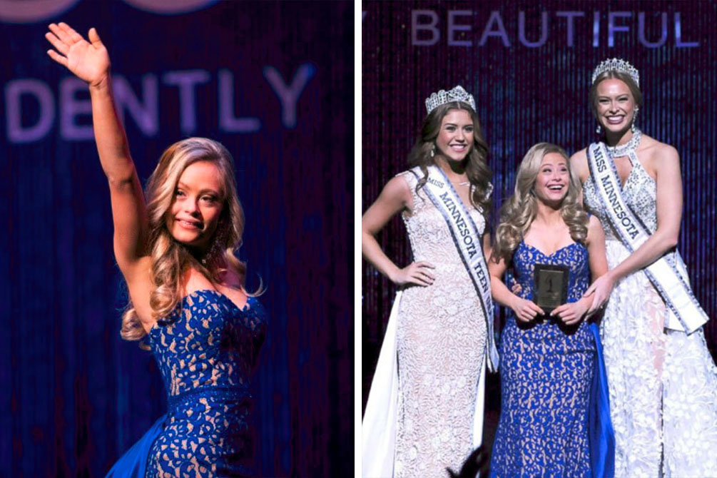 Jovem com Down faz história ao competir em um concurso de Miss