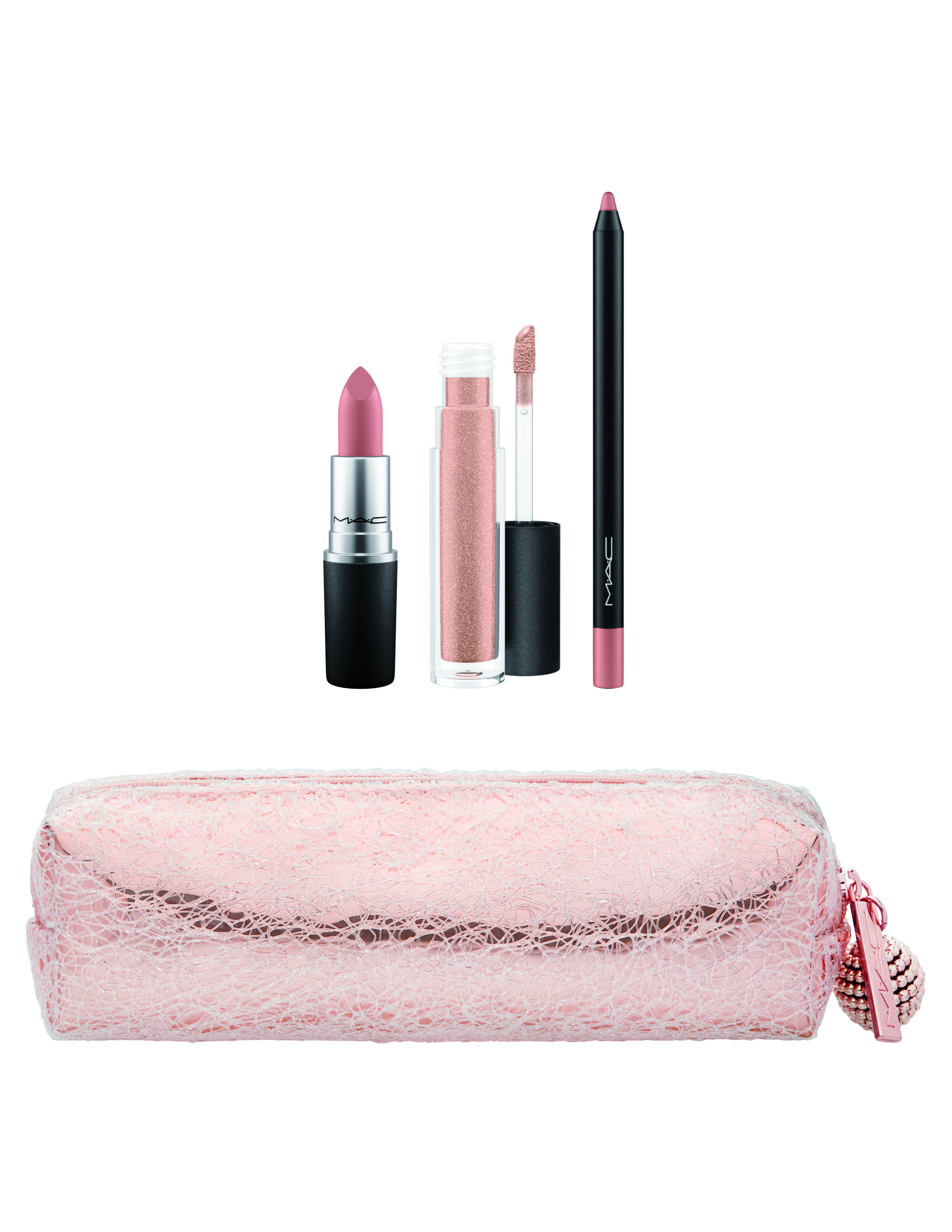 Pretty Polished Lip Bag em Nude, 229 reais