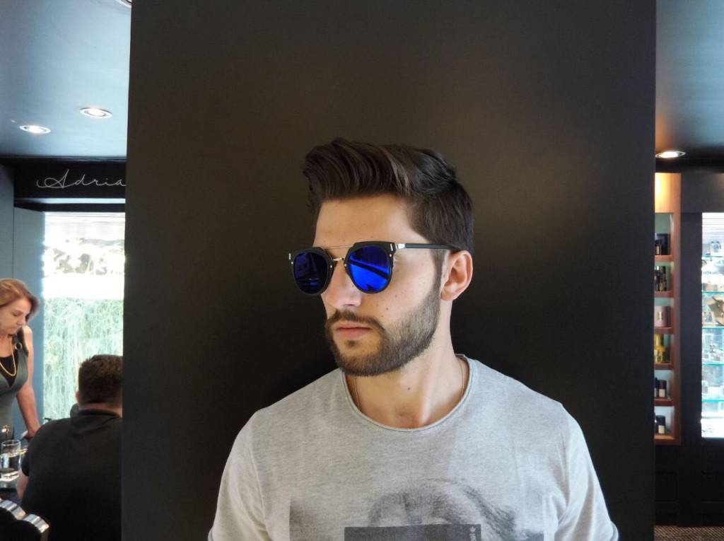 Arrisque-se no estilo americano finalizado com pomada opaca