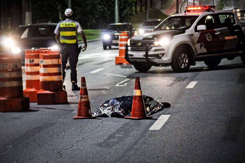 Motociclista Marginal Pinheiros