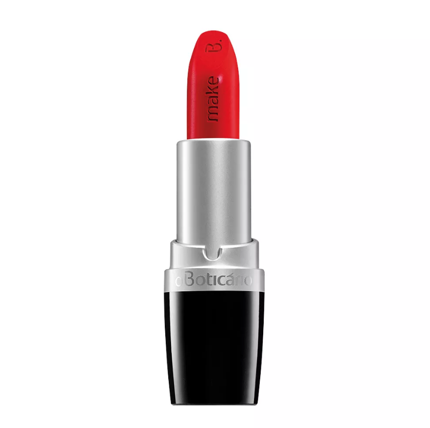 Batom vermelho Perfeito Matte, cor Red Carpet, O Botic&aacute;rio. R$43,90. Uma sugest&atilde;o de CLAUDIA. Pre&ccedil;o pesquisado em novembro/2017. Dispon&iacute;vel aqui: https://www.boticario.com.br