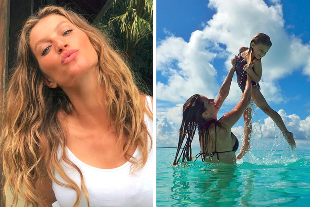 Um “detalhe” nesta foto de Gisele Bündchen está chamando atenção