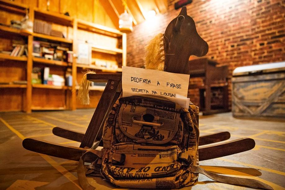 Sala Temática do sótão: os participantes devem ter 7 anos ou mais Sala Temática do sótão: os participantes devem ter 7 anos ou mais