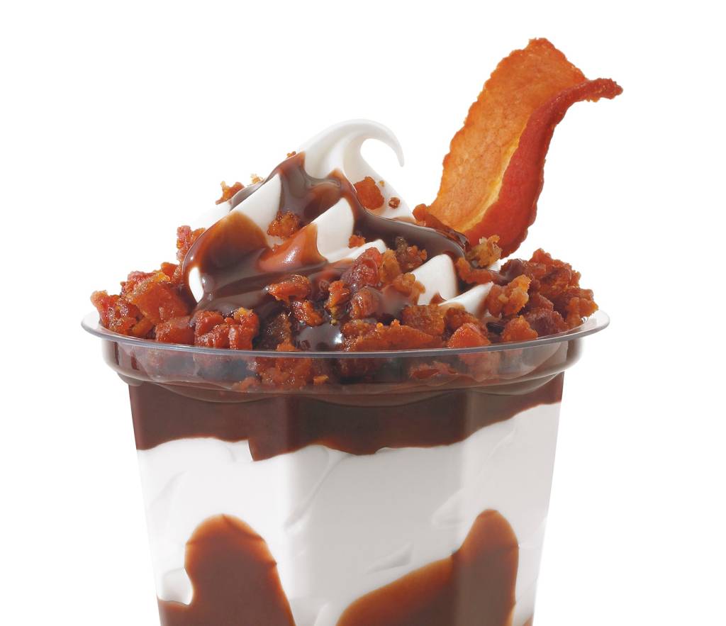 Burger King lança sundae com pedaços de bacon