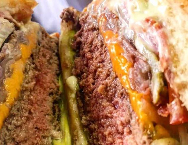 Sampa burger: bifão de 180 gramas Sampa burger: bifão de 180 gramas