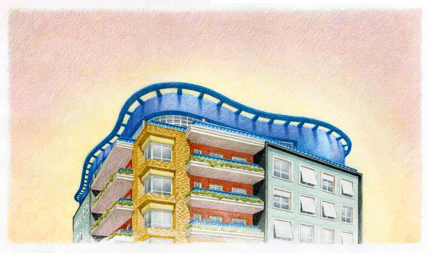 Desenho do Edif&iacute;cio Planalto