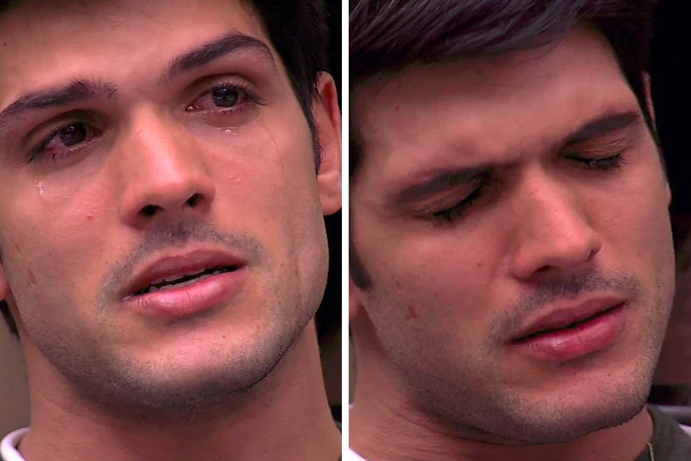 Após discussão, Lucas chora no “BBB18” ao falar da noiva
