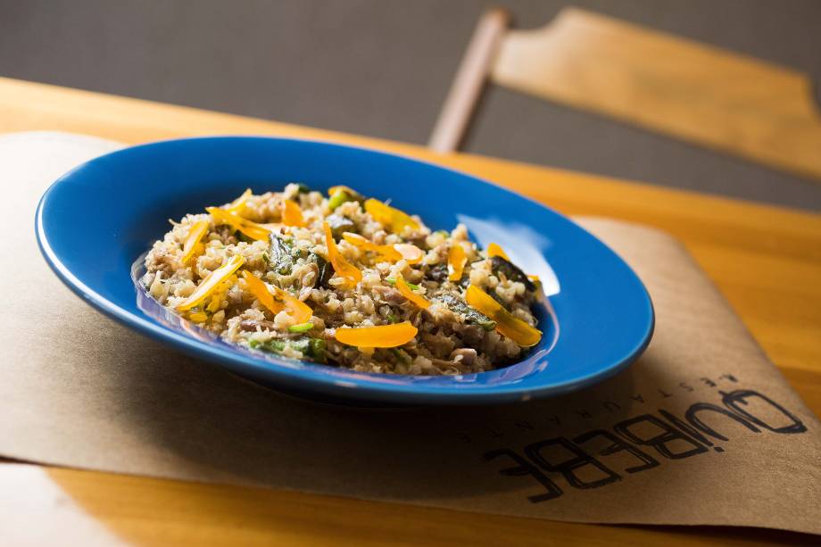 Arroz de galinha do restaurante brasileiro Quibebe Arroz de galinha do restaurante brasileiro Quibebe