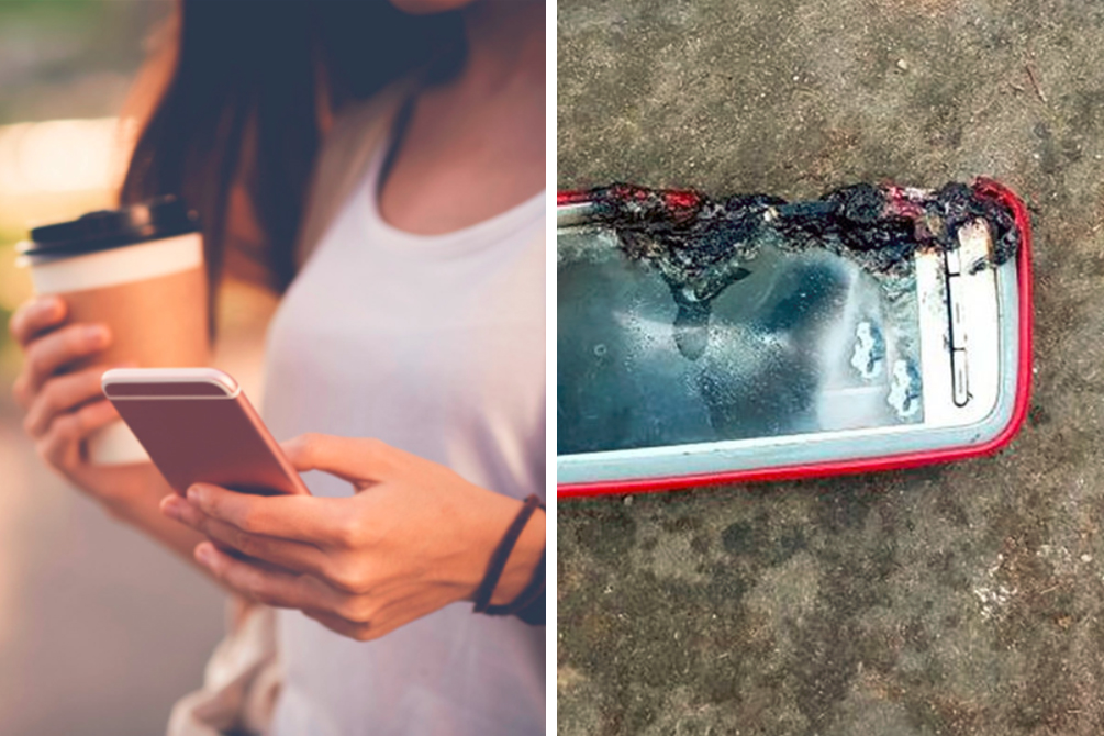 Jovem morre após celular explodir durante bate-papo